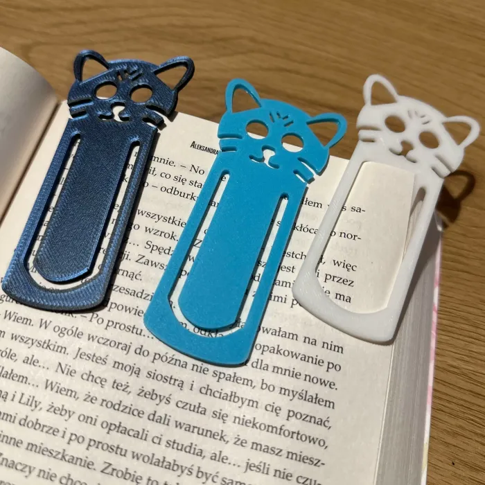 Cenikli Kedi Figürlü Kitap Ayracı | Dekoratif ve Eğlenceli Kitap Ayracı 🐱📖