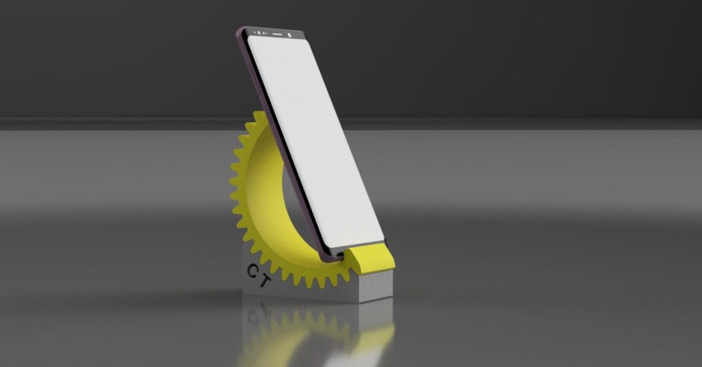 Cenikli Dişli Telefon Standı