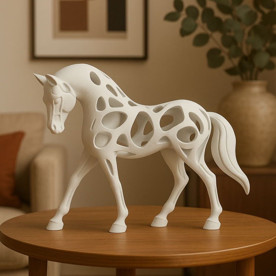 Cenikli Dekoratif At Figürü