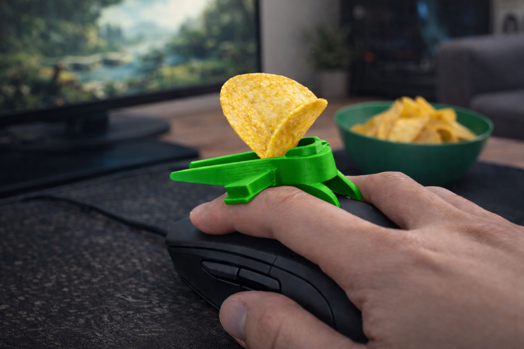 Cenikli Gamer Cips Tutucu