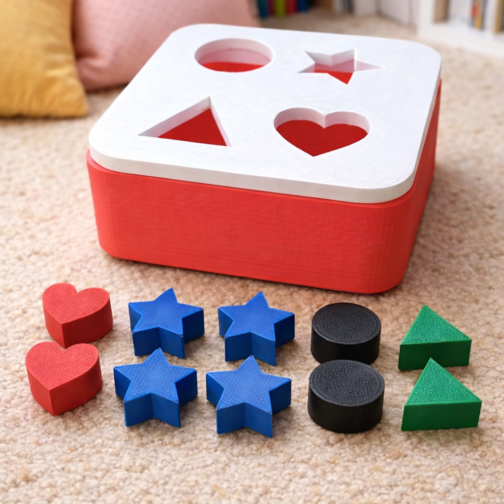Cenikli Montessori Şekil Eşleştirme Oyuncağı