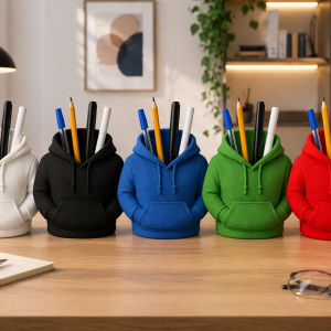 Ofis Masasinda Renkli Kalemlikler